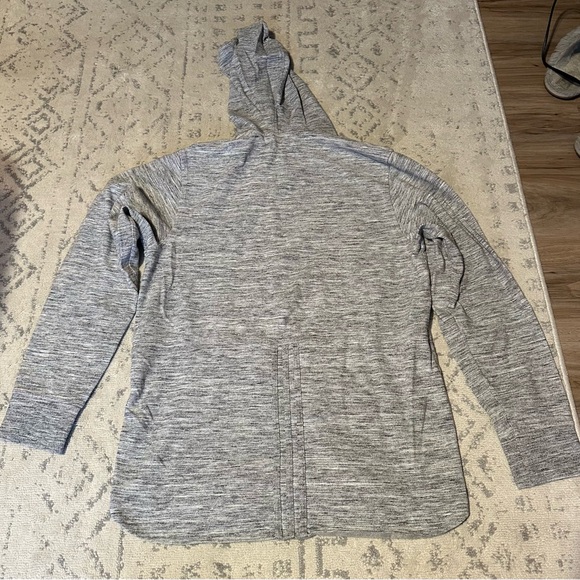 Adidas Men’s Heather Grey Hoodie Sweatshirt Size Large - Picture 3 of 4